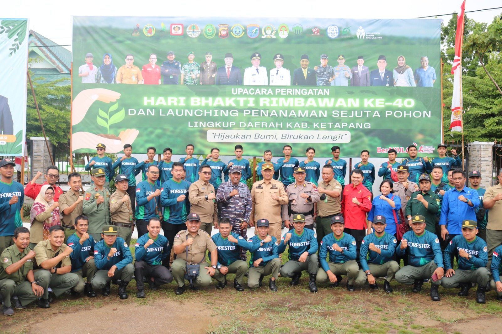 Sekda  Ketapang Ajak Jaga Lingkungan di Hari Bakti Rimbawan Ke-40