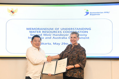 Australia dan Indonesia Perbarui Perjanjian Kerja Sama  Bidang Pengelolaan Sumber Daya Air