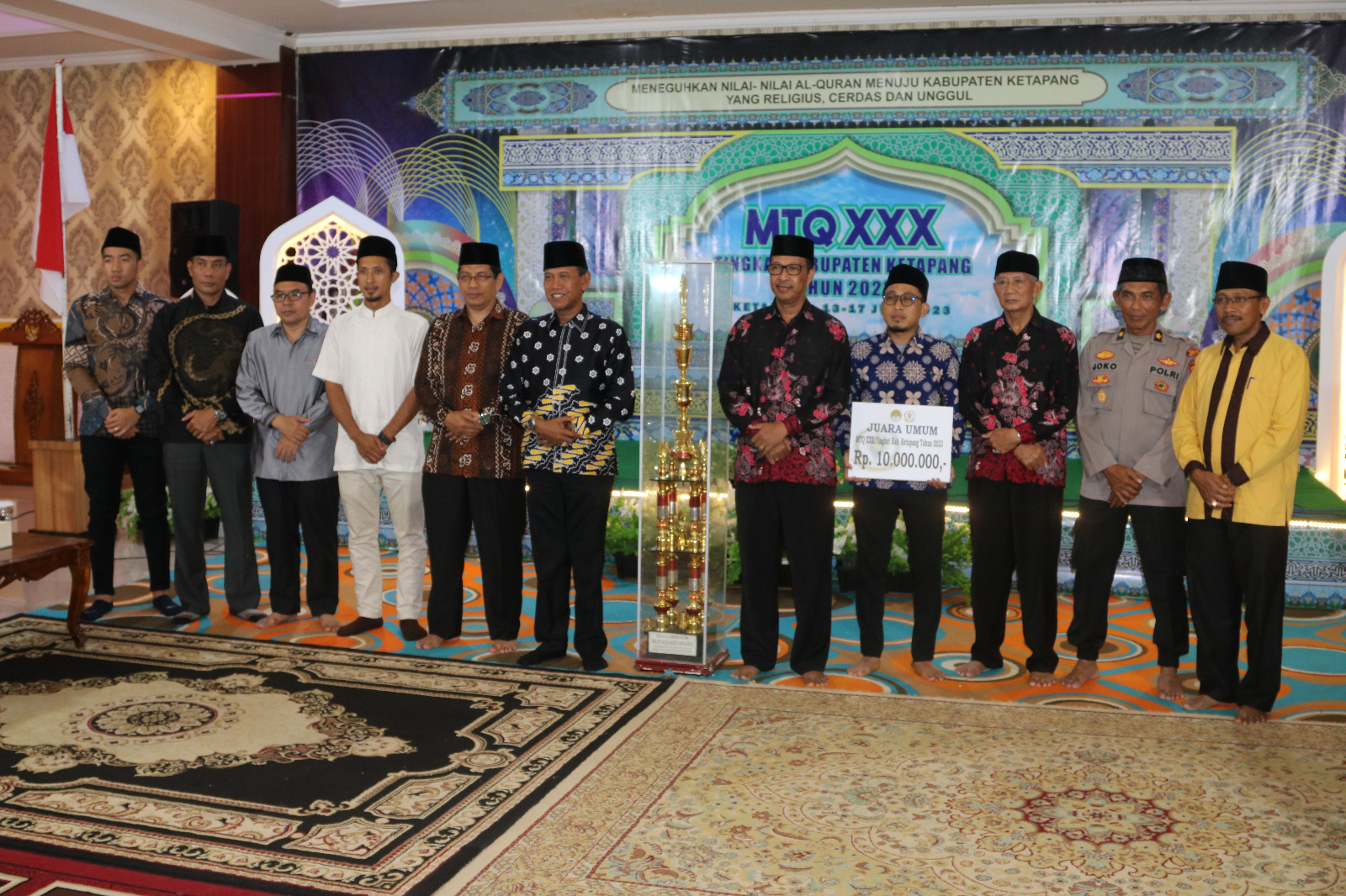 Delta Pawan Juarai Perlombaan MTQ XXX Tingkat Kabupaten Ketapang