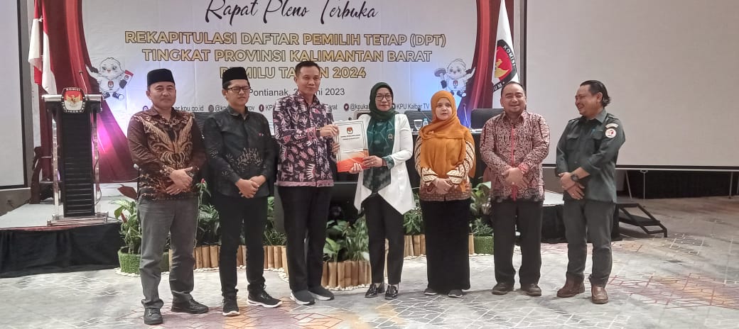 Sah !, 3.958.561 Warga Kalbar Jadi Pemilih Pada Pemilu 2024