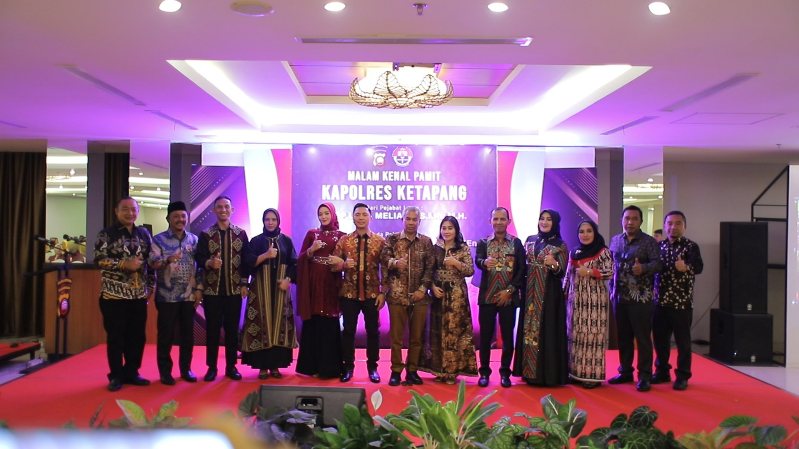 Hadiri Malam Kenal Pamit Kapolres, Bupati Ketapang Sampaikan Ucapan Terimakasih dan Selamat Datang