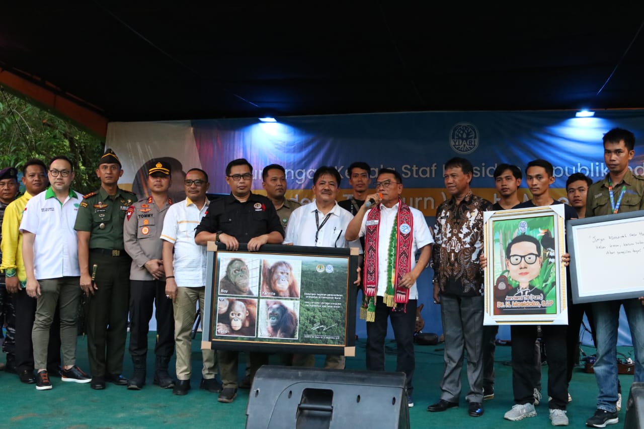 KSP, Moeldoko Apresiasi Penanganan Karhutla Kabupaten Ketapang