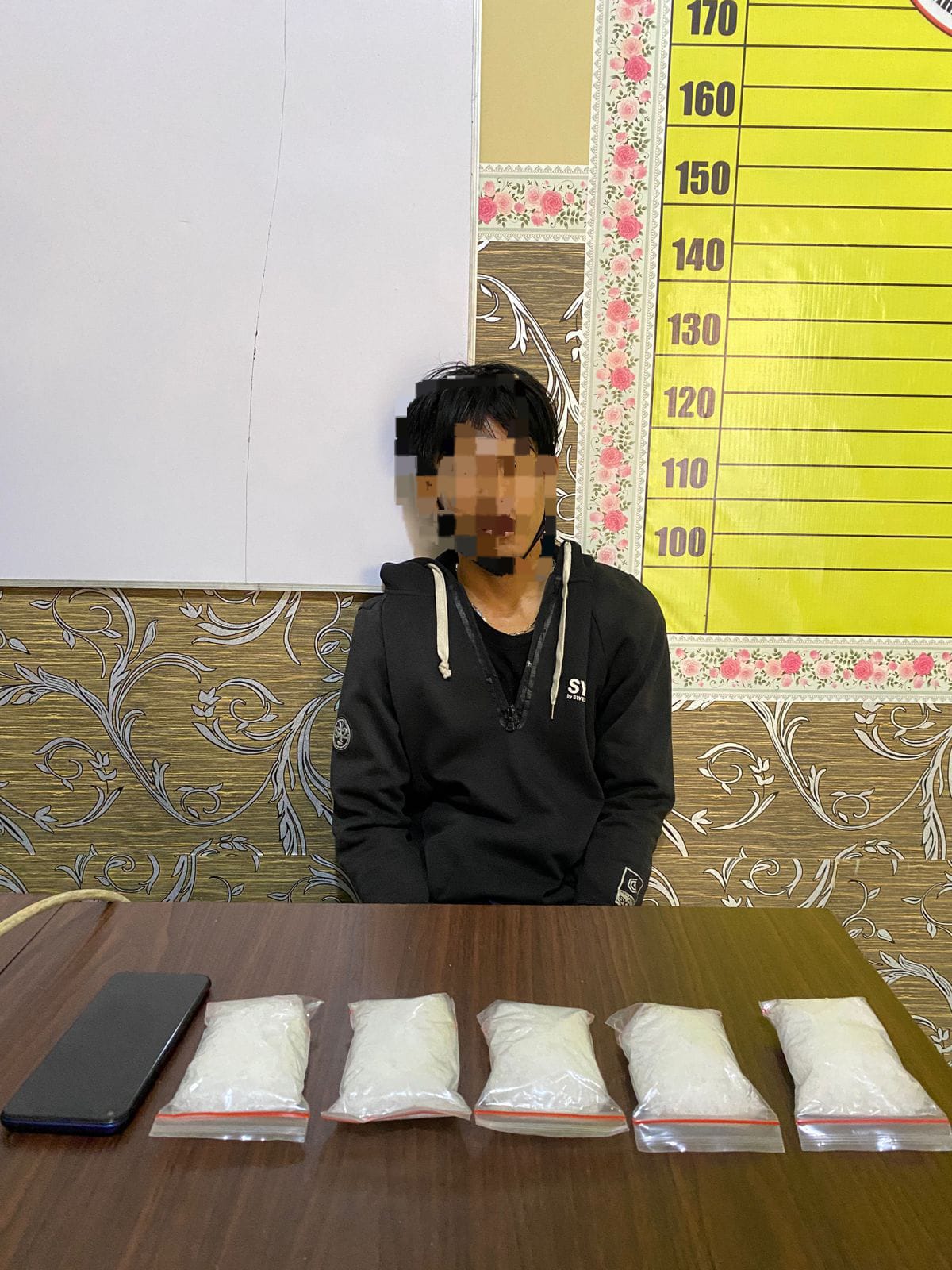 Ditresnarkoba Polda Sergap Rd di Jalan Tanjung Harapan, Amankan sekitar Setengah Kilogram Shabu