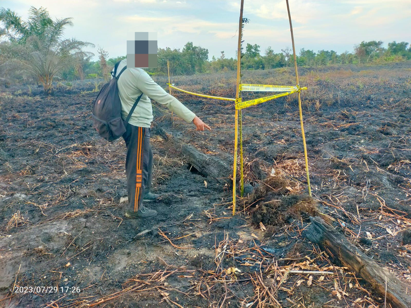 Waduh !, Warga Pontianak Diciduk karena Bakar Lahan di Kubu Raya