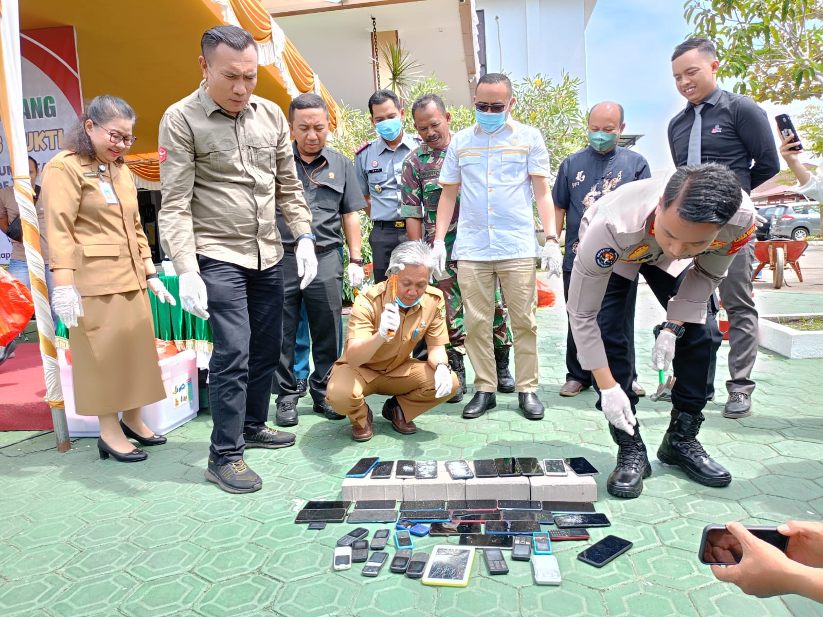 Kejari Ketapang Musnahkan Barang Bukti, Perkara Narkoba Dominan