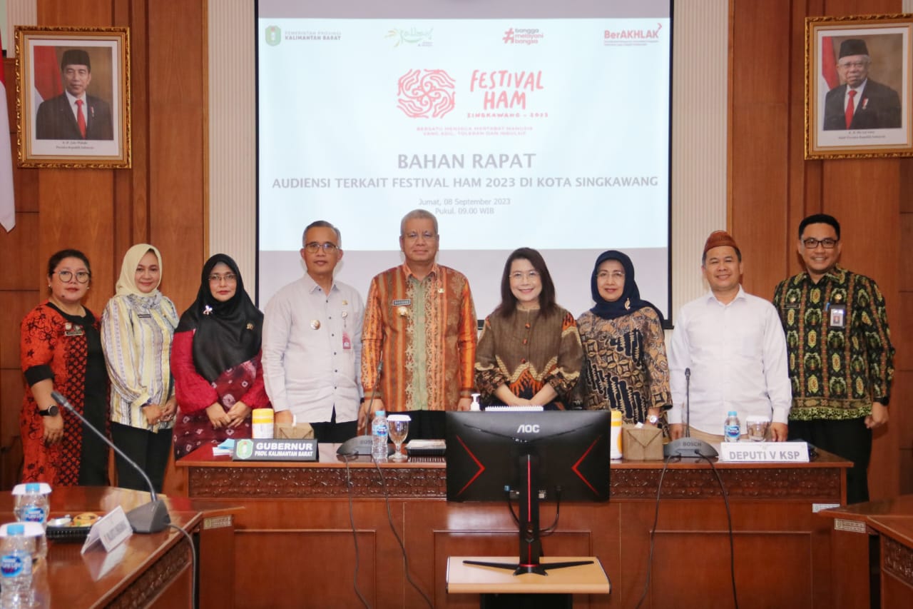 Harisson Terima Kunjungan KSP, Bahas Rencana Festival HAM di Singkawang