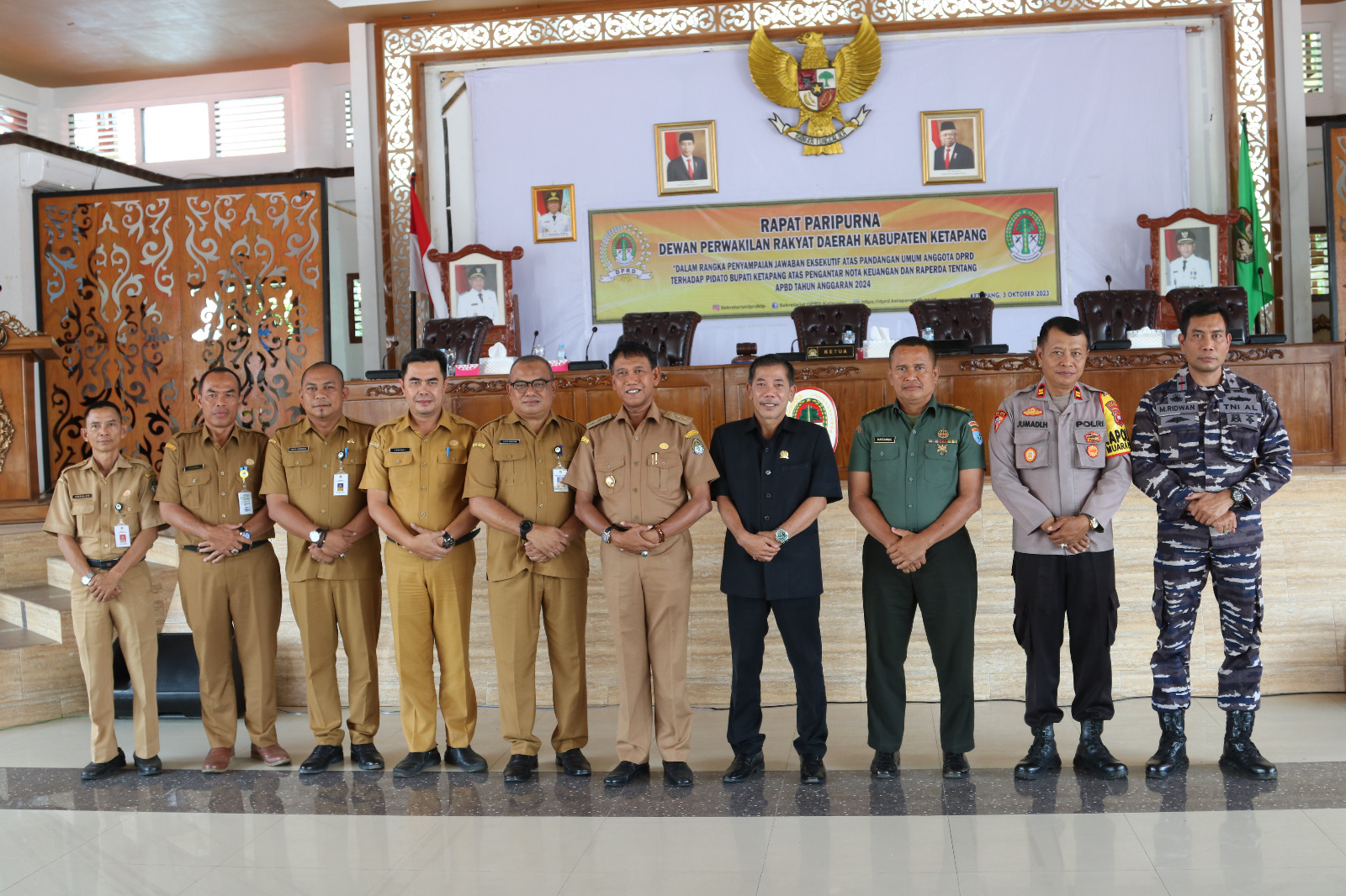Wabup Sampaikan Jawaban Terhadap Pandangan Anggota DPRD Ketapang