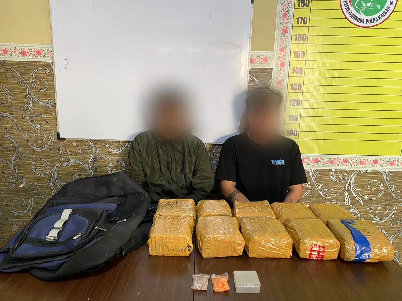 10 Kg dan 86 Butir Ekstasi Dicegat Masuk Kalbar, Untuk Pasar Kalsel dan Kalteng