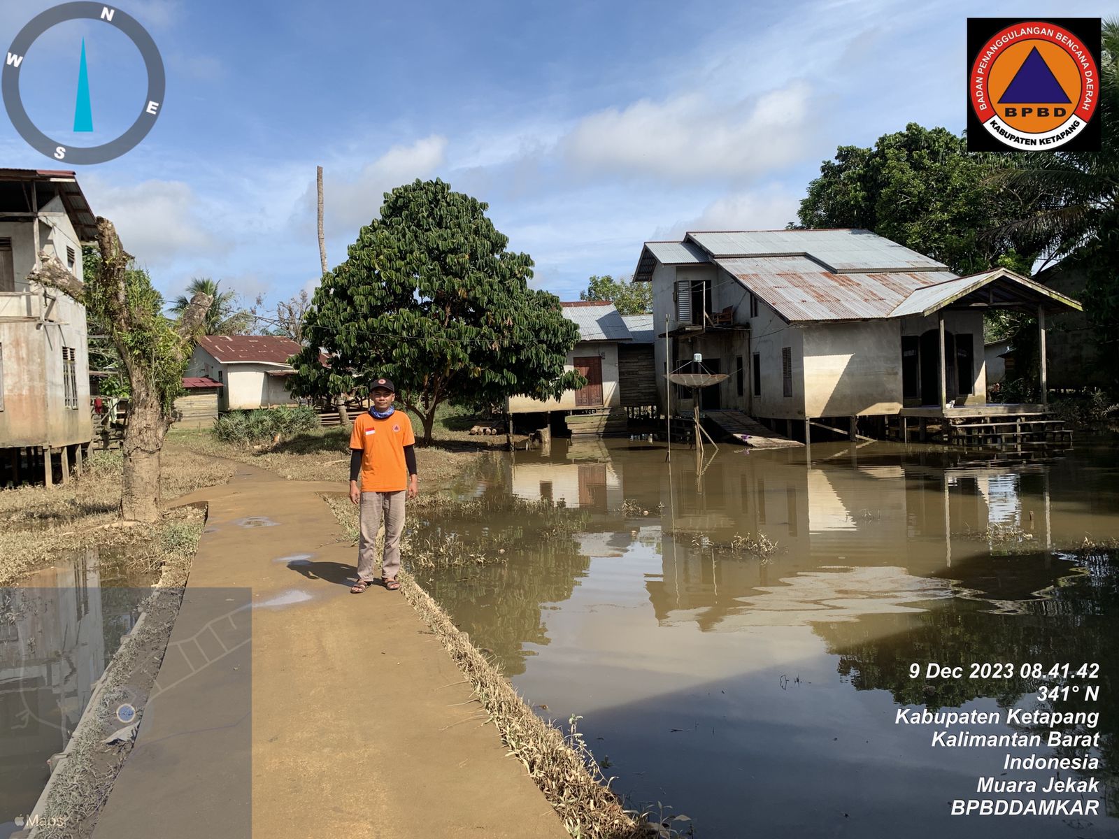 Banjir Surut, BPBD Ketapang Siaga Bencana Susulan