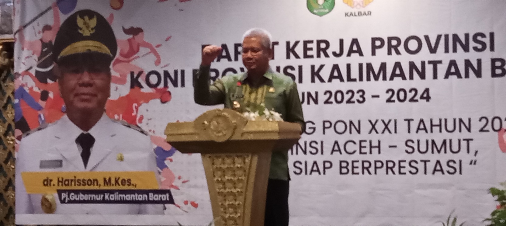 Harisson Menohok KONI, "Pilih Pemimpin yang Kaya"