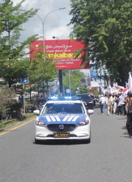Pengawalan dan Pengamanan Saat Kegiatan Capres Anis Baswedan di Pontianak