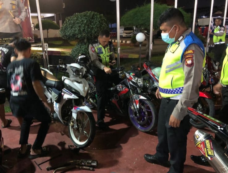 Pengguna Knalpot Brong Diburu,Polda Pastikan Tindak Tegas