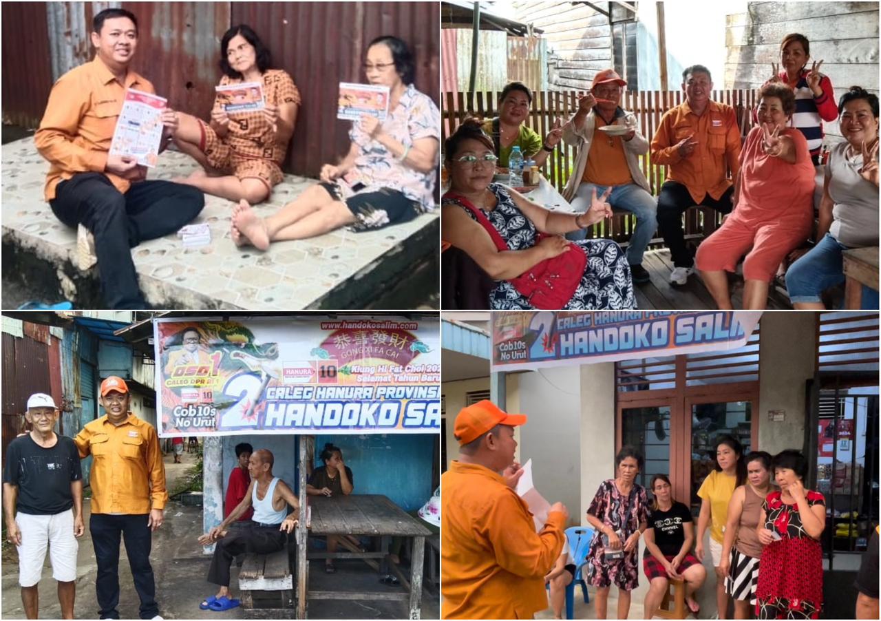 Handoko Salim Blusukan Masuk GangTemui Warga