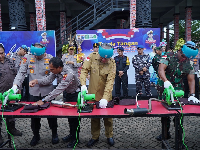 Kalbar Zero Knalpot Brong, Diawali Deklarasi Bersama