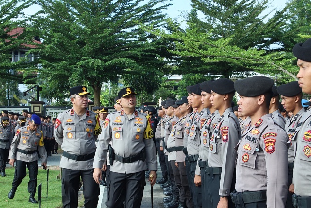 920 Personel Polda Kalbar Siap Digeser ke Polres Guna Pengamanan Pemilu