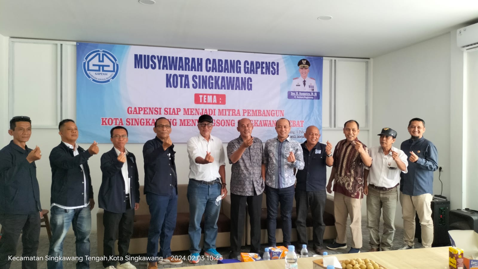 Deddy Saputra Terpilih Menjadi Ketua GAPENSI Singkawang