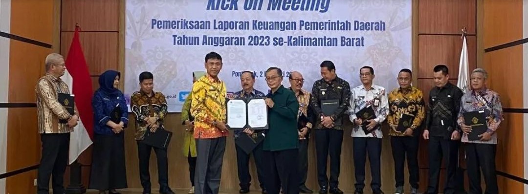Wabup Ketapang Hadiri Kegiatan Pemeriksaan Laporan Keuangan Pemda Tahun 2023