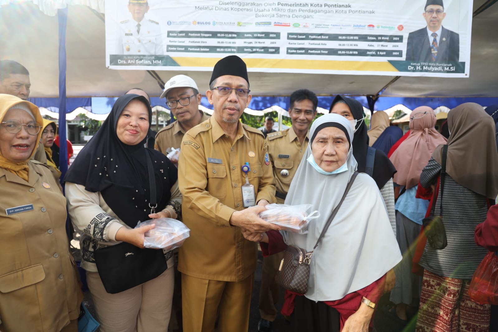Harga Telur Ayam di Pasar Murah Pontianak Rp1.500 per Butir