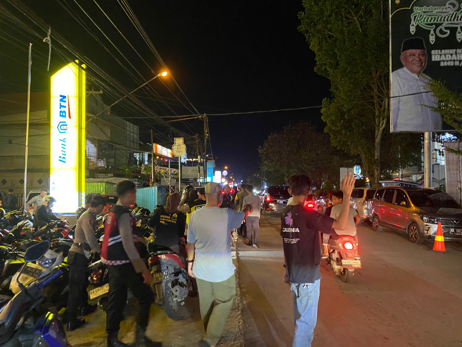 10 Kendaraan Berknalpot Brong dan 12 Remaja Diamankan