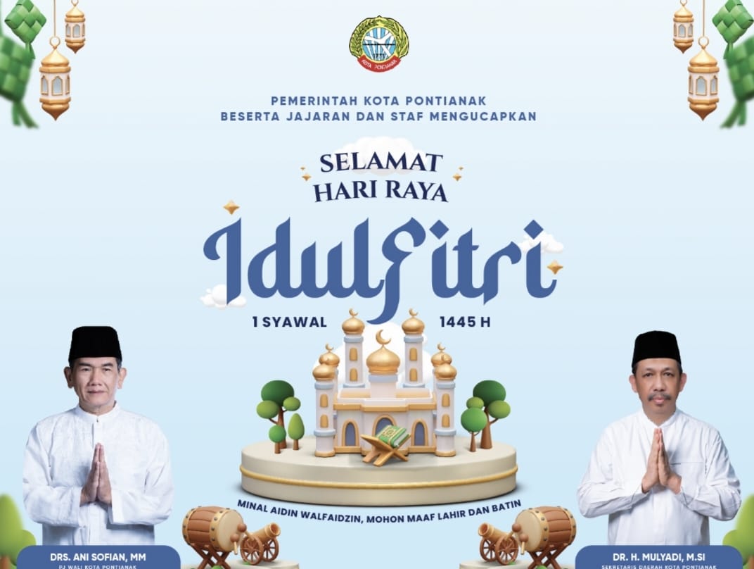 Ini Jadwal Open House Kediaman Pj Walikota dan Sekda Pontianak