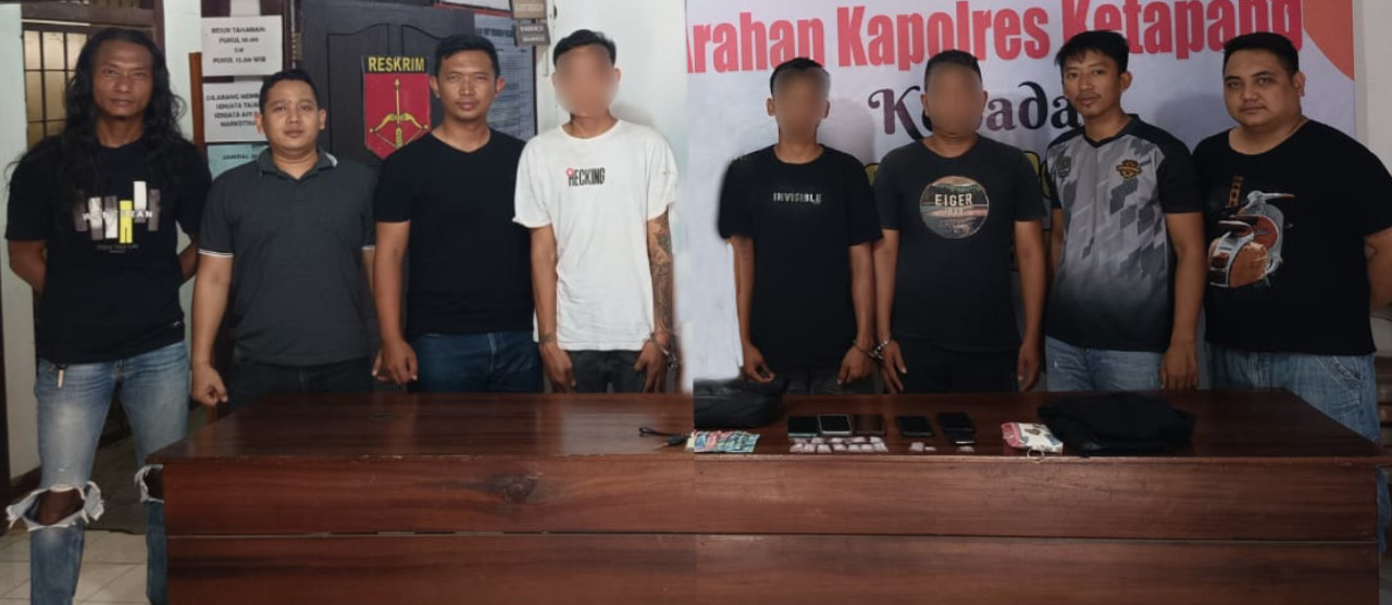 Komitmen Berantas Narkoba, Kurang dari 24 jam Polsek Marau ungkap Tiga Kasus Narkotika di Kecamatan Air Upas.