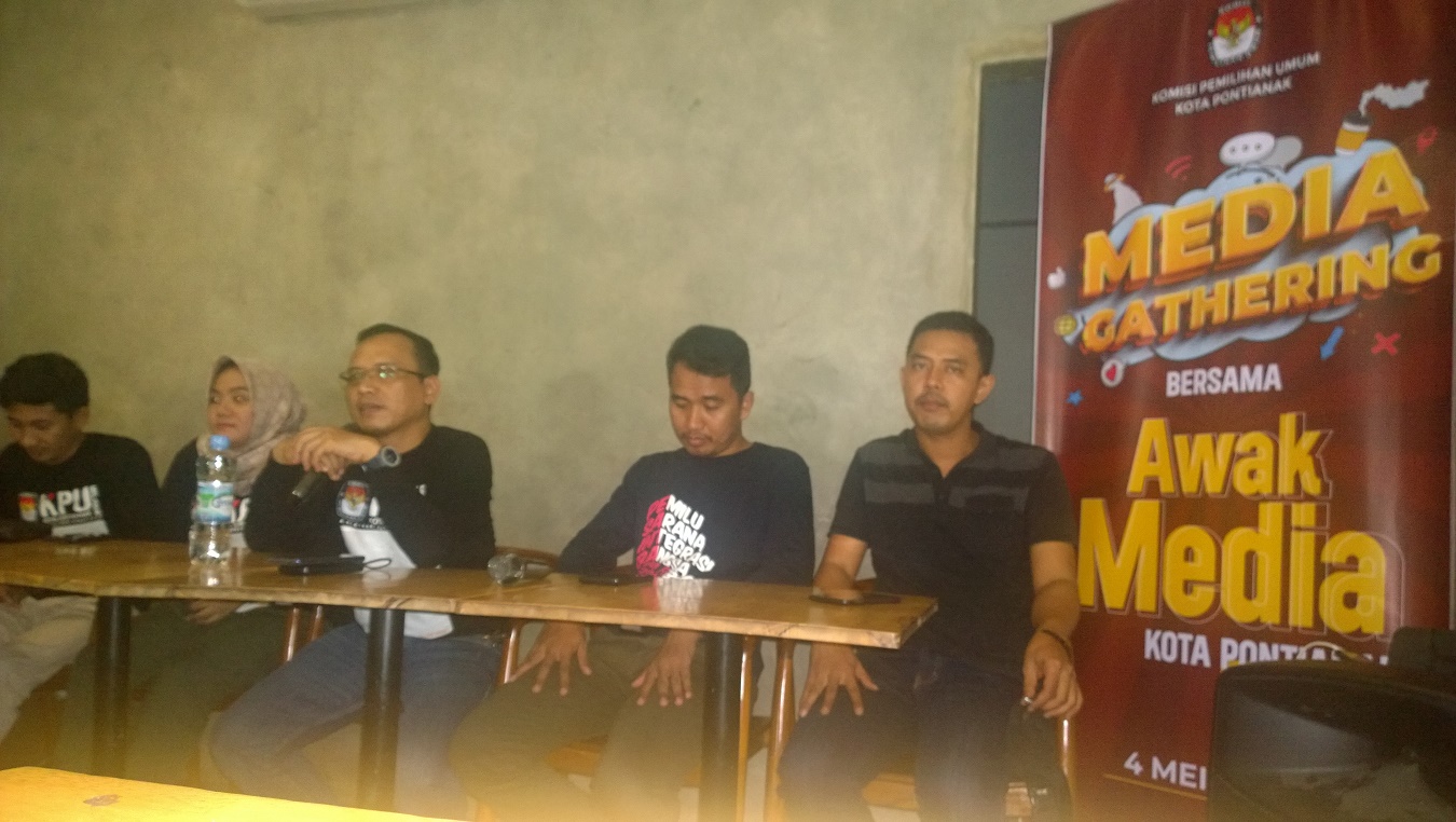 KPU Kota Pontianak Mengabarkan Launching Pilwako 16 Mei