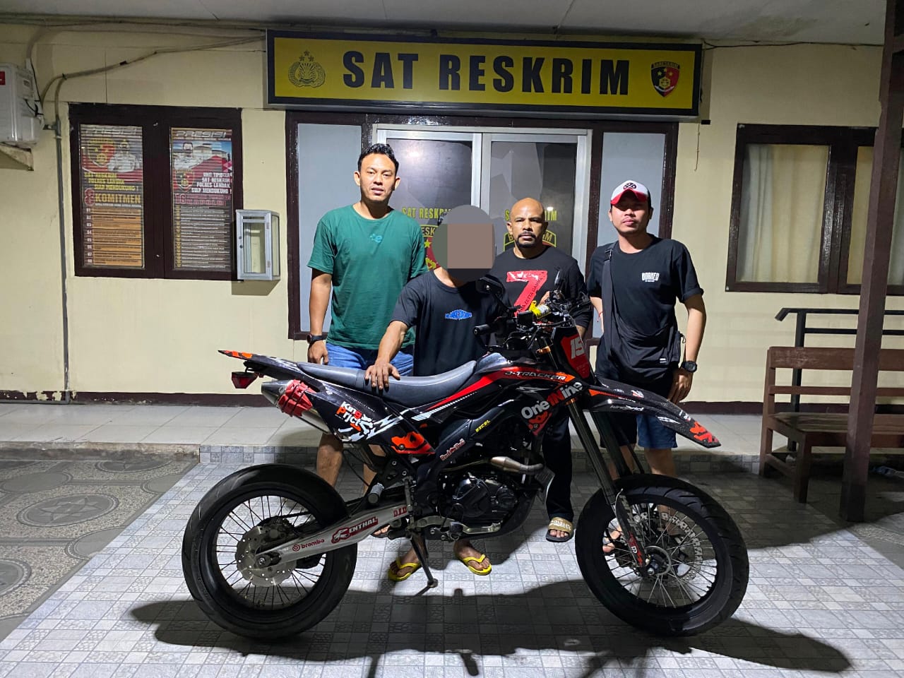 Kurang 24 Jam,Pencuri Motor Berhasil Diringkus