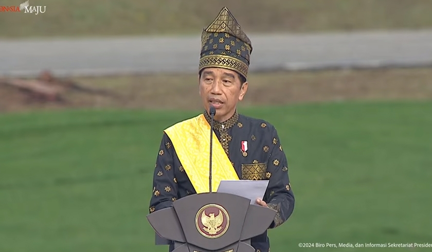 Pakai Baju Adat Teluk Belanga, Presiden Jokowi Pimpin Upacara Hari Lahir Pancasila
