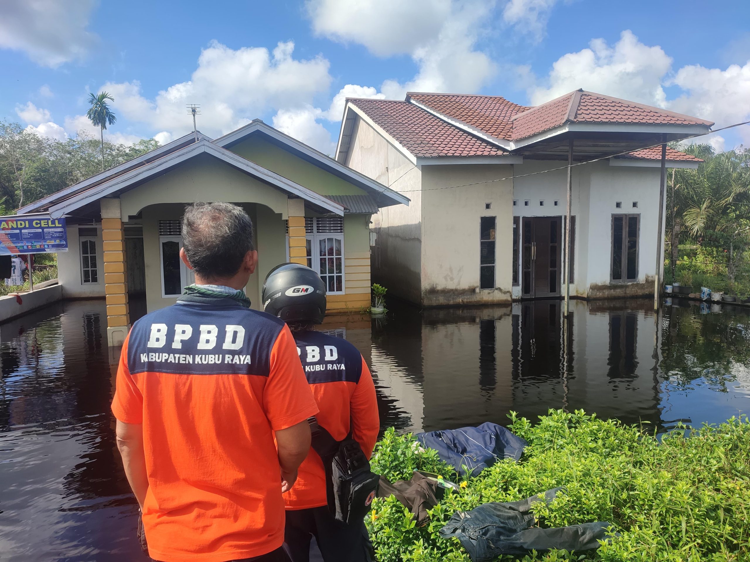 Banjir Masih Genangi Dua Desa di Kubu Raya
