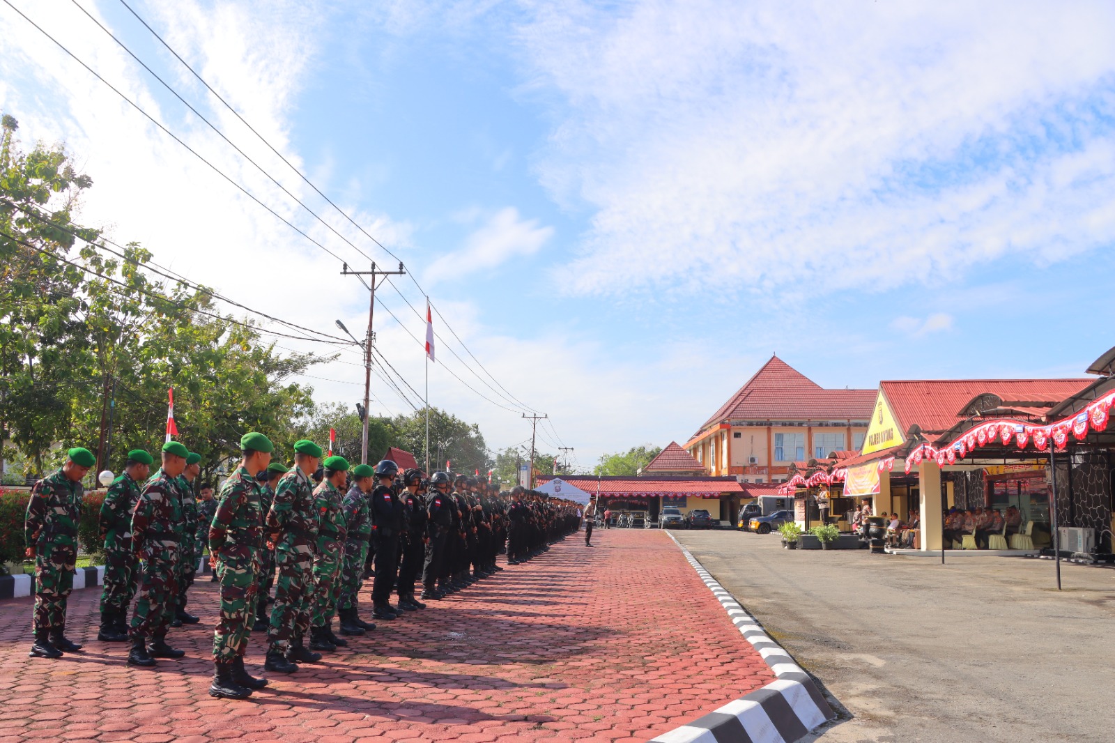 PSU Pemilu 2024 Dua Kecamatan, Polres Sintang Persiapkan Pasukan Pengamanan