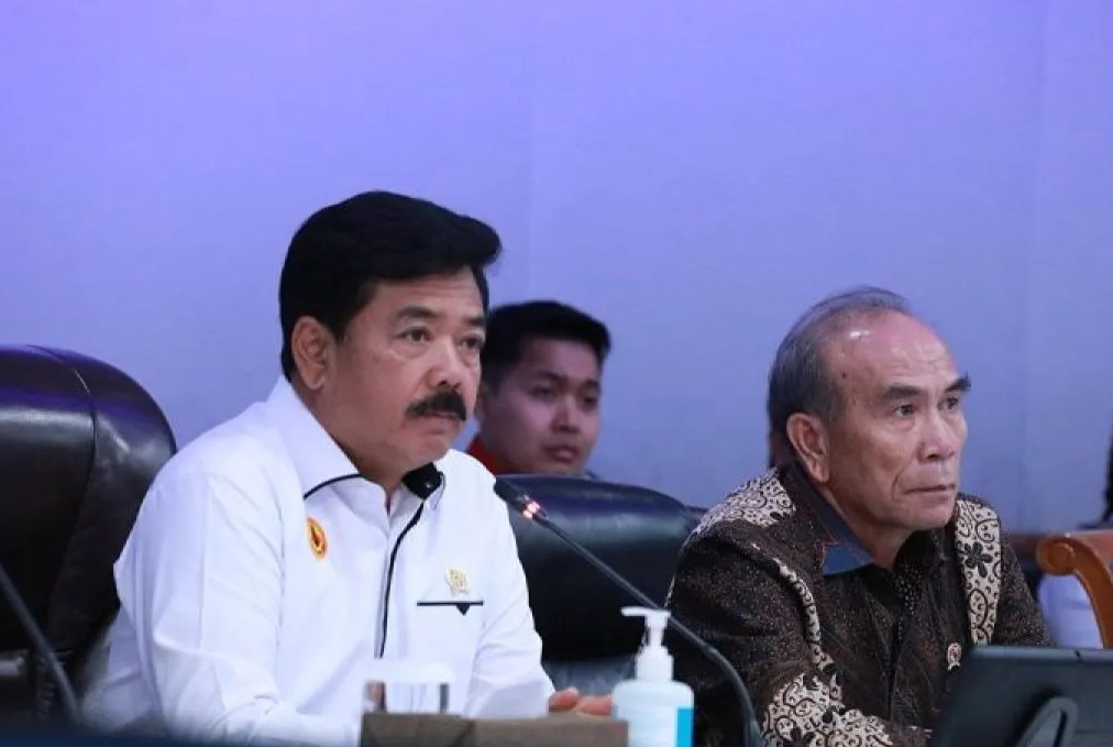 Menkopolhukam Tinjau Pusat Kendali Sistem Pemantauan Data di Badan Siber dan Sandi Negara