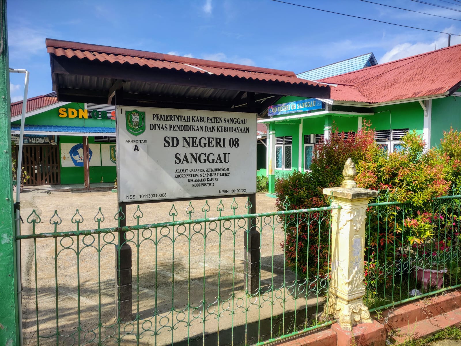 Masuk Kawasan PerluasanTaman Aronk Belopa, SDN 08 Kapuas Pindah Lolasi