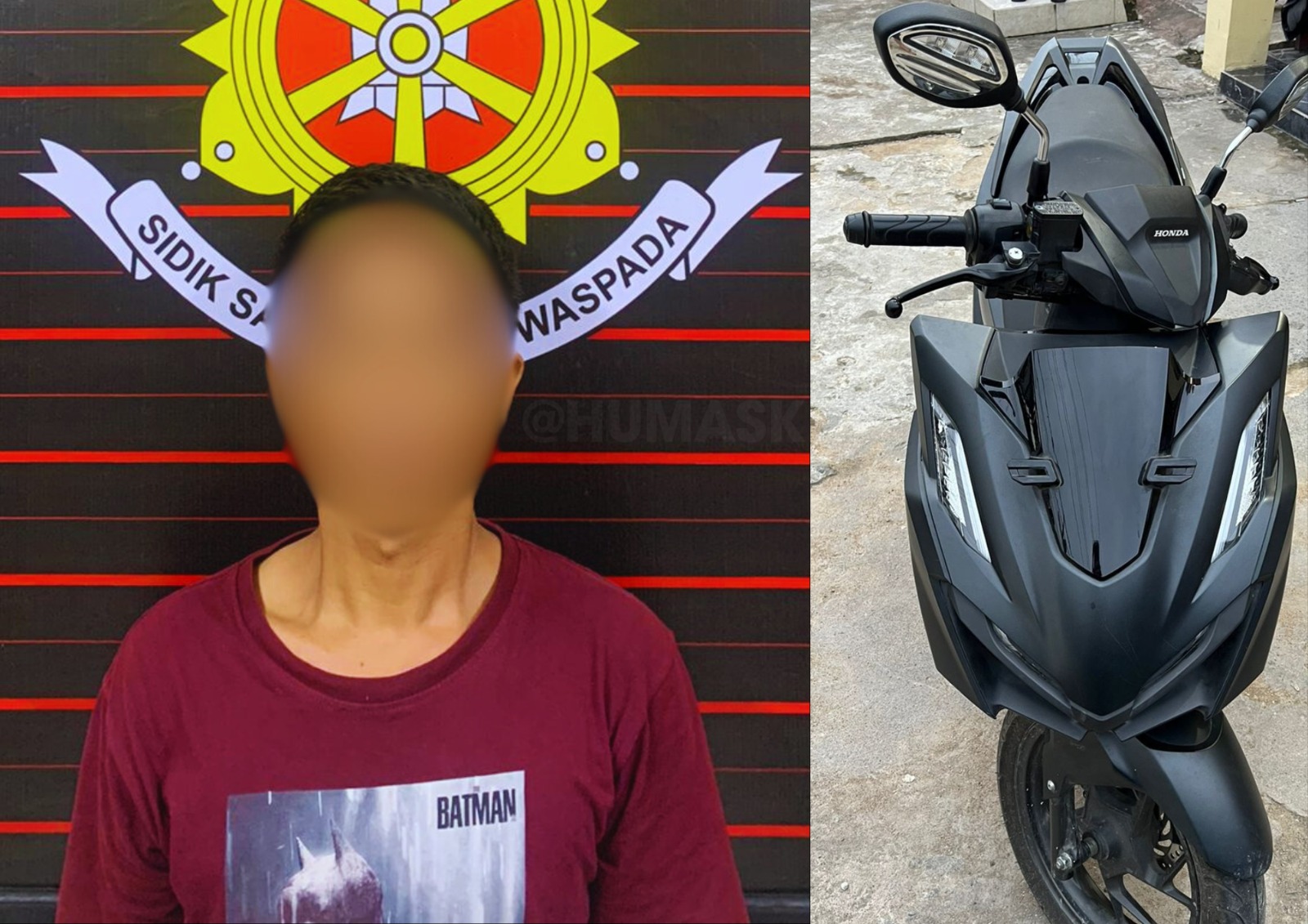 Residivis Curanmor Kembali Masuk Bui Usai Buat Ulah Lagi