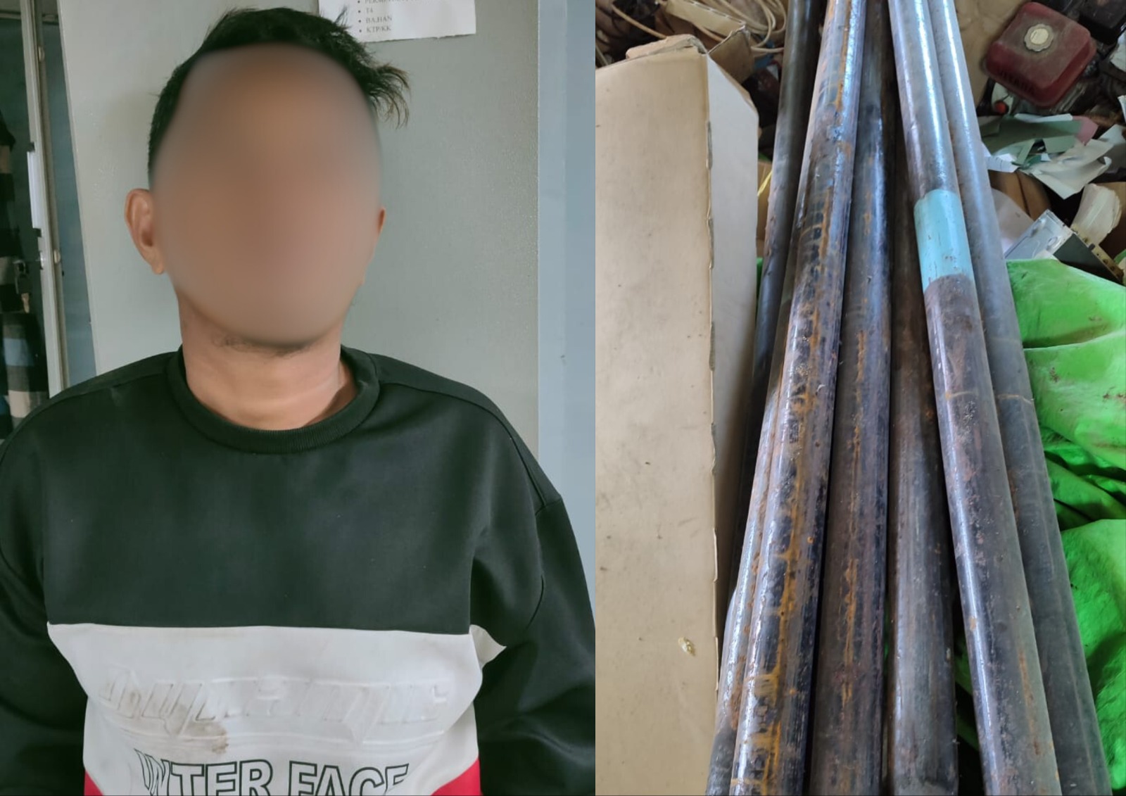Kesal Karena Upah Tak Dibayar,AS Embat Tiang Milik Telkom yang Dipasangnya