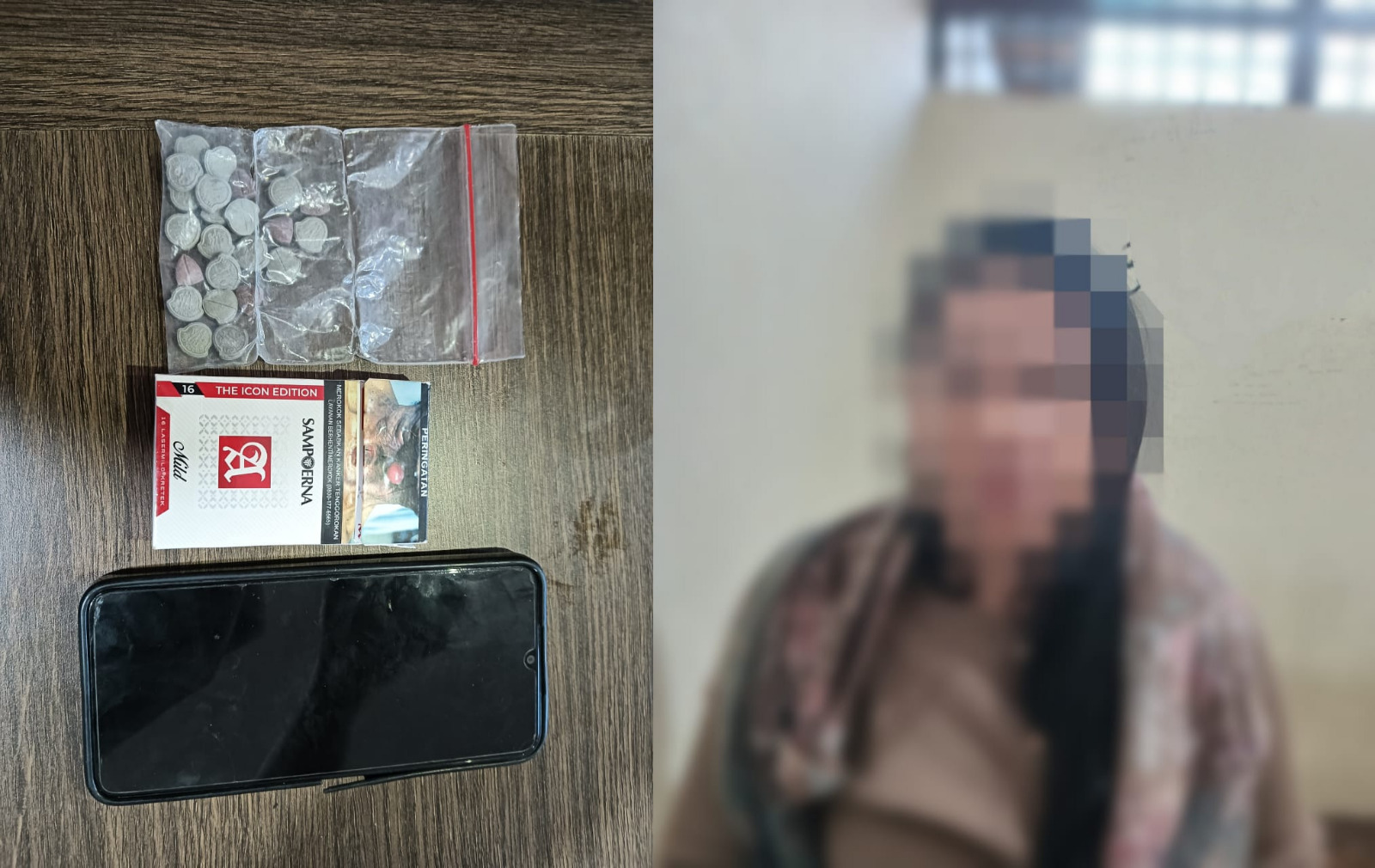 Polsek Sandai Tangkap Wanita "Dagang"  Inek di Ruko