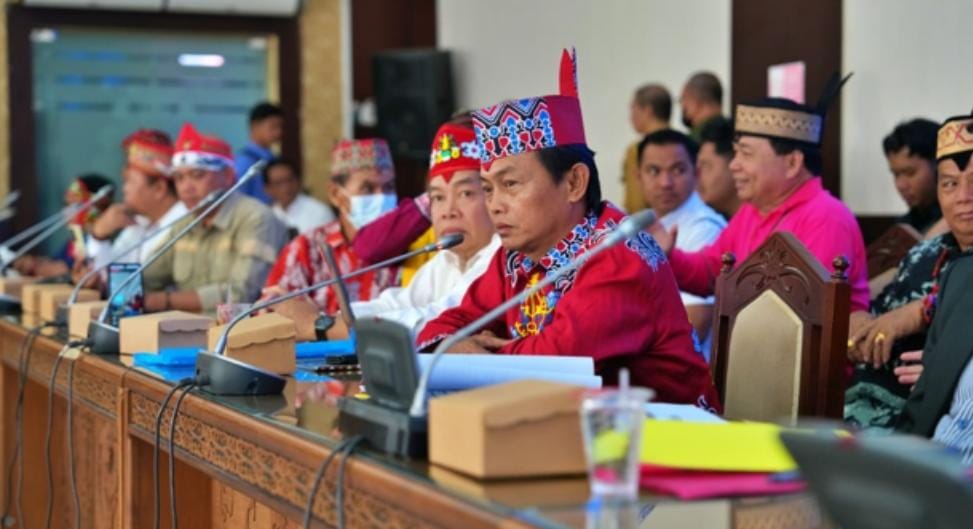HDB Audiensi ke DPRD Kalteng terkait Tolak Calon Kepala Daerah 2024 yang Bukan Asli Putra Dayak