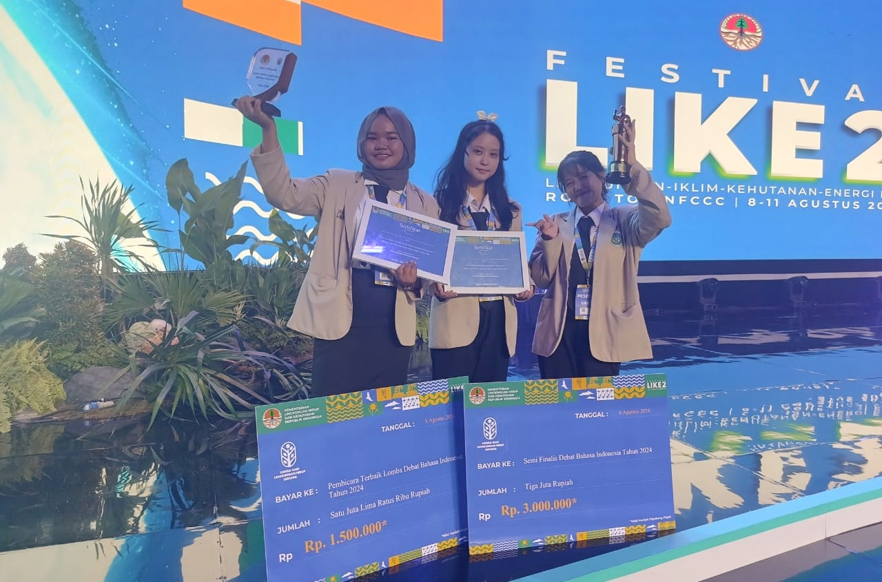 Bikin Kalbar Bangga, Tim LDBI SMA Negeri 1 Siantan Ukir Prestasi Best Speaker Diajang Lombat Debat di Jakarta