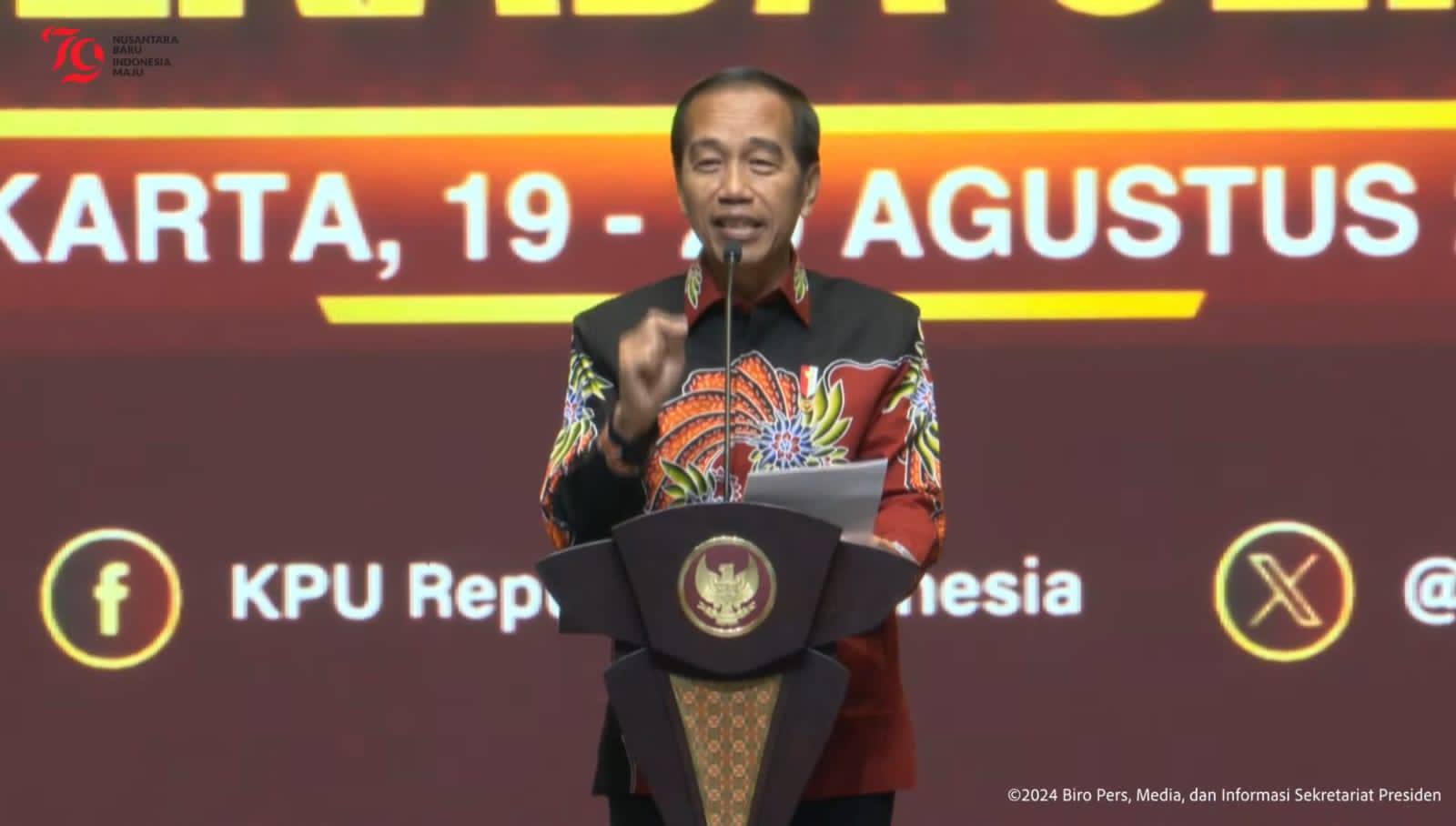 Apresiasi Kinerja KPU, Jokowi Naikkan Insentif hingga 50 Persen