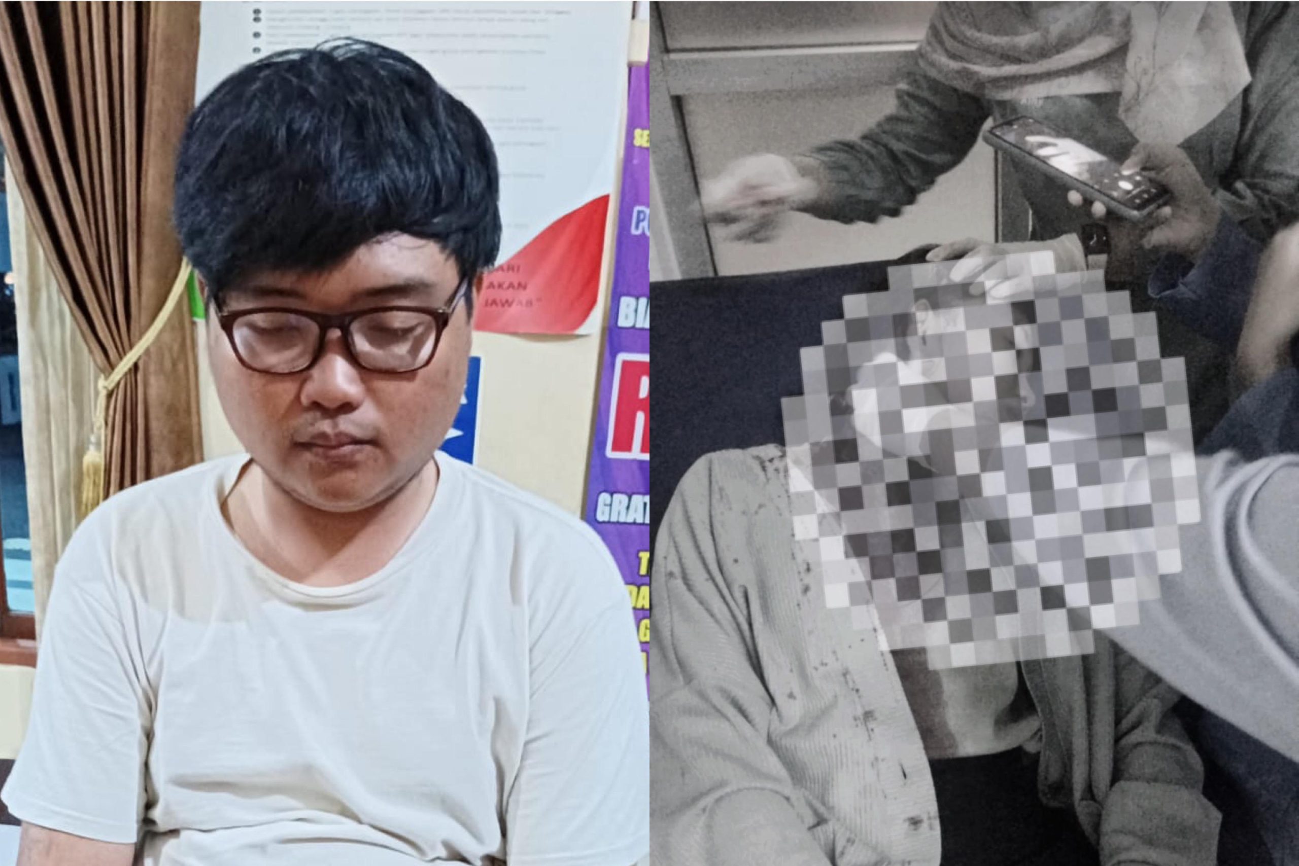 Cinta Ditolak, Raihan Hantamkan Palu Besi ke Kepala VE