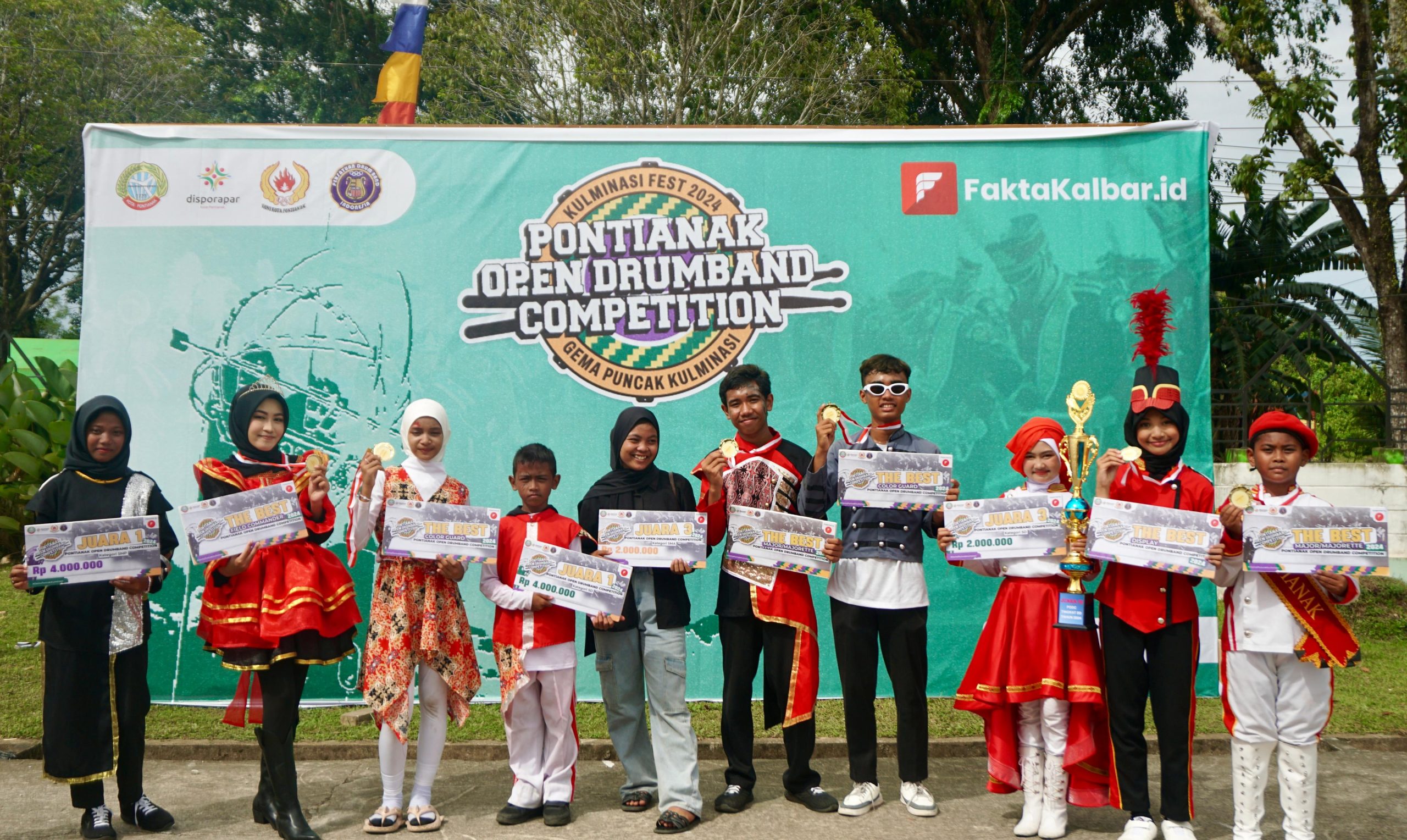 Semarak Kulminasi, Pontianak Open Drumband Competition 2024 Berakhir Gemilang