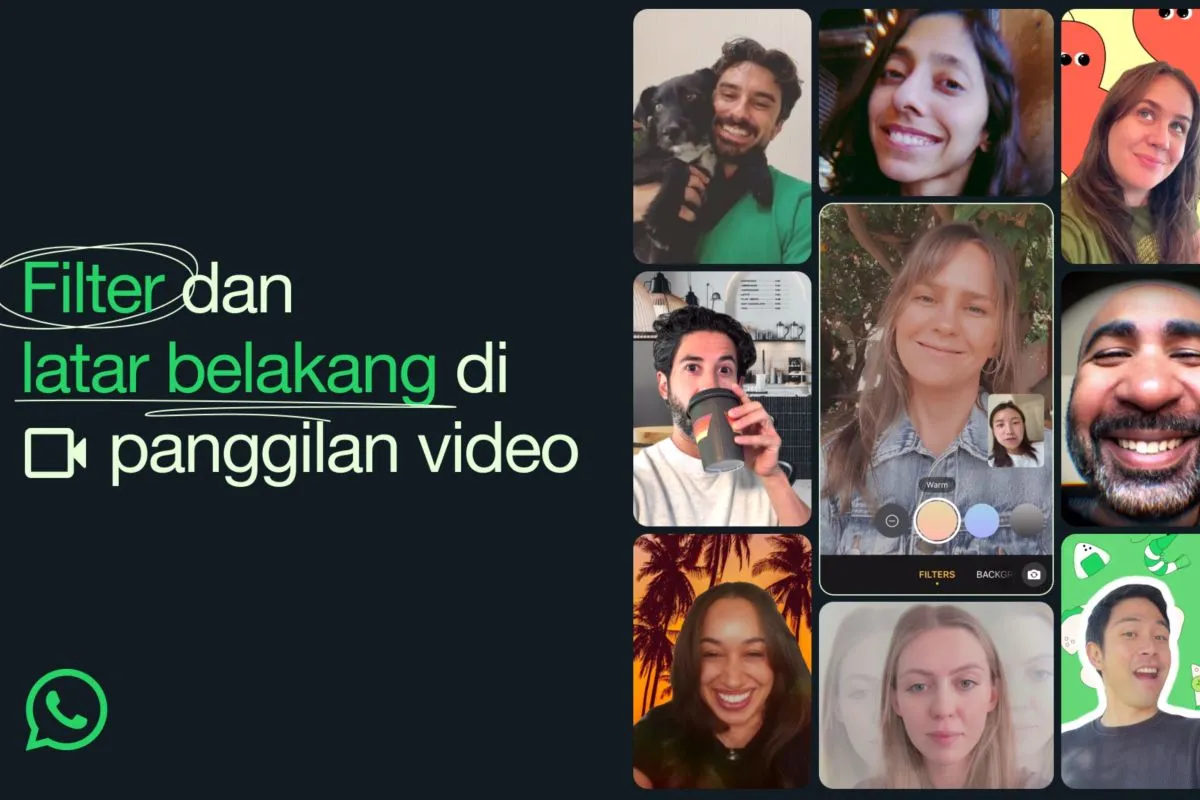 WhatsApp Munculkan Fitur dan Latar Belakang untuk Panggilan Video
