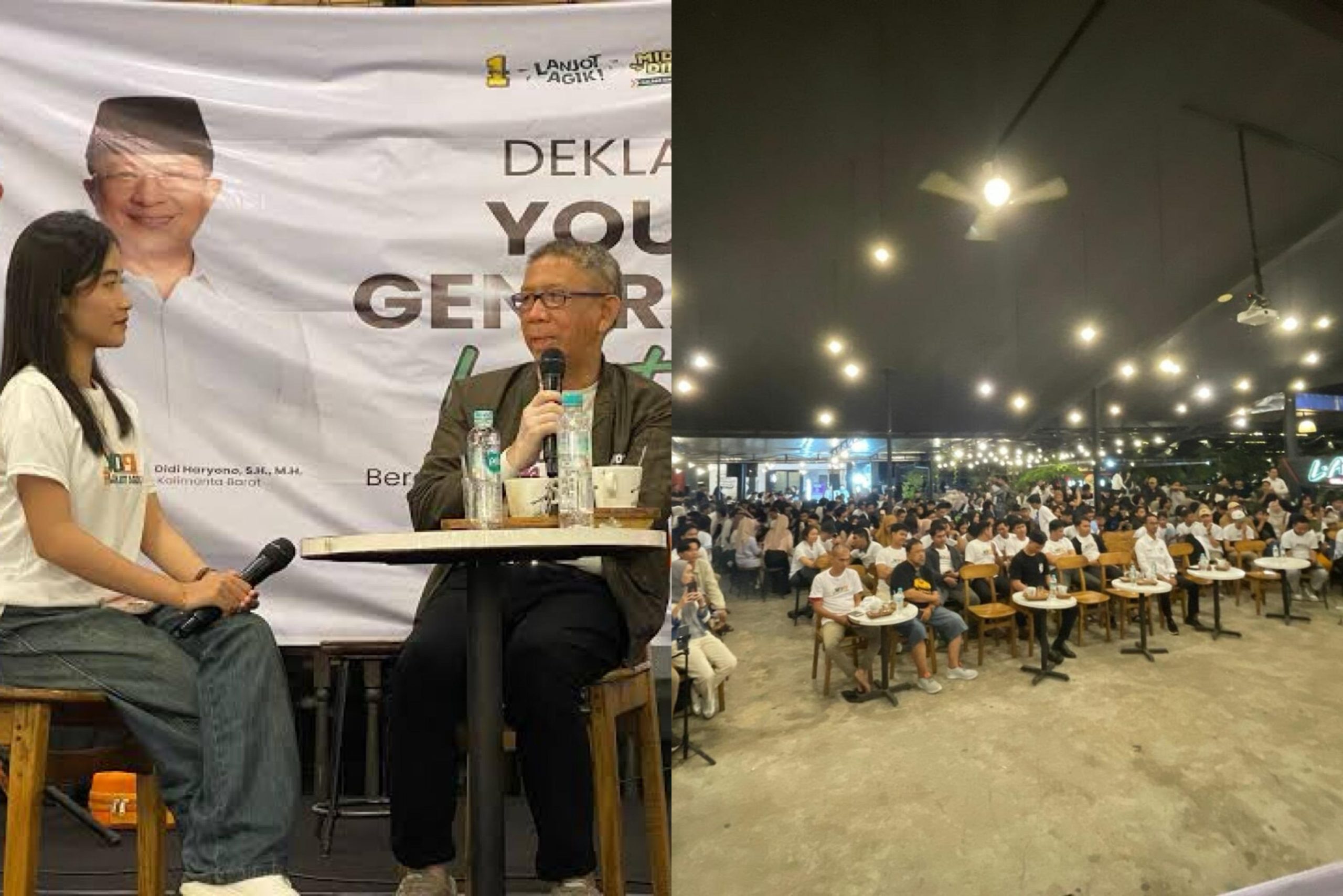 Generasi Muda Kalbar Rally di Balik Midji-Didi dalam Acara Semangat #Lanjotagik