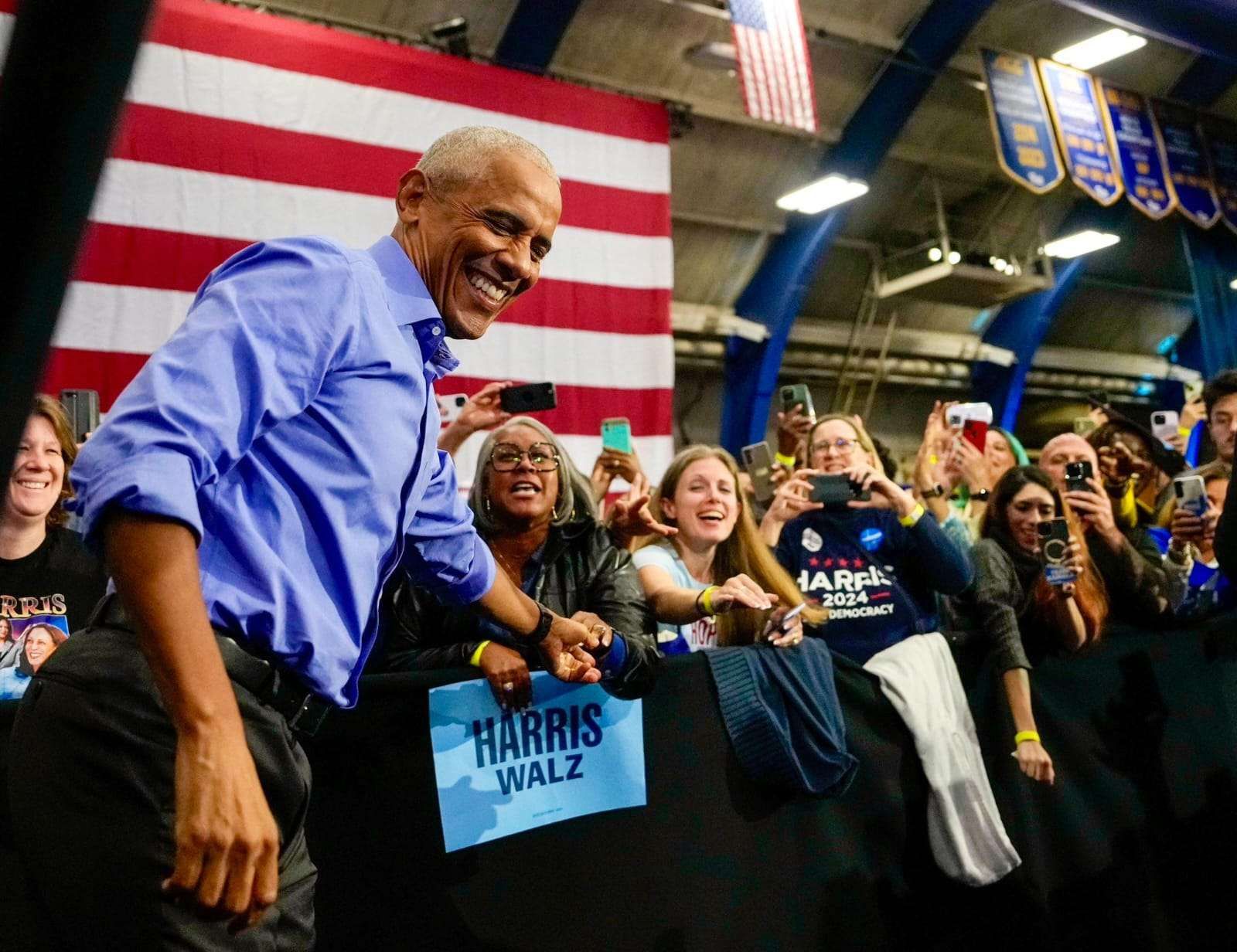Kritik Trump di Pennsylvania, Obama Kampanye untuk Kamala Harris