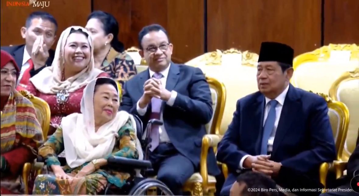 Anies Hadir, Ganjar dan Mahfud Tak Tampak di Pelantikan Prabowo-Gibran