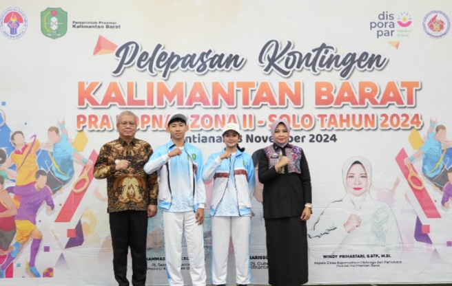 Lepas Kontingen Pra Popnas, Harisson : Atlet Harus Optimis dan Pantang Menyerah