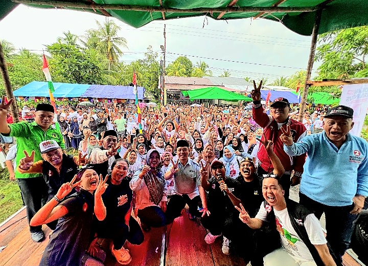 Kampanye di Matang Labong, Norsan Serap Harapan Pemerataan BPJS Gratis hingga Masalah Pertanian