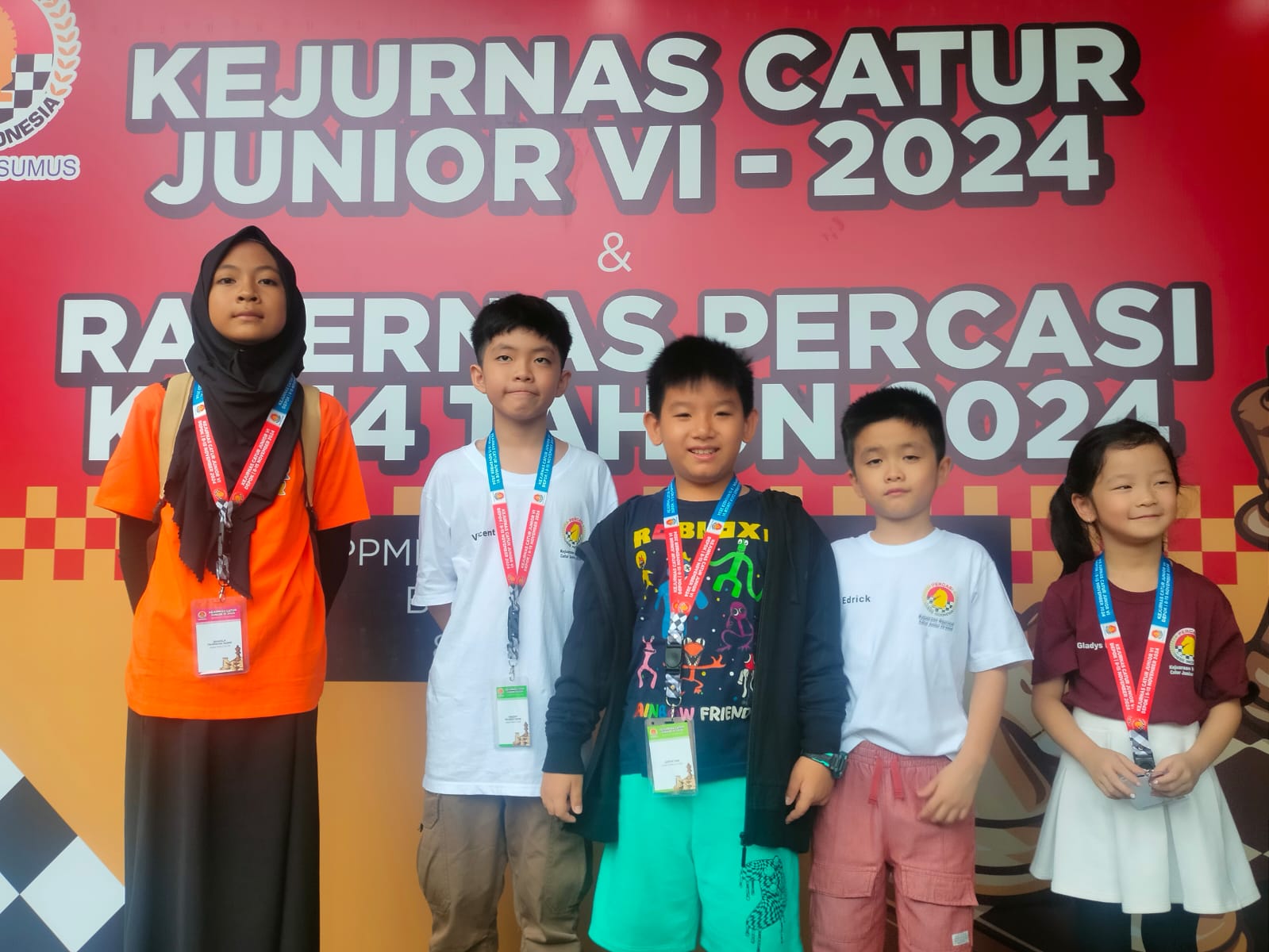 Kejurnas Catur Junior VI, Percasi Kalbar Utus Lima Pecatur Andalan