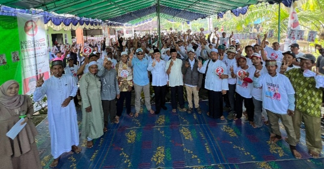 Politik Tanam Budi, Warga Teluk Pakedai Dukung Penuh Ria Norsan di Pilkada Kalbar