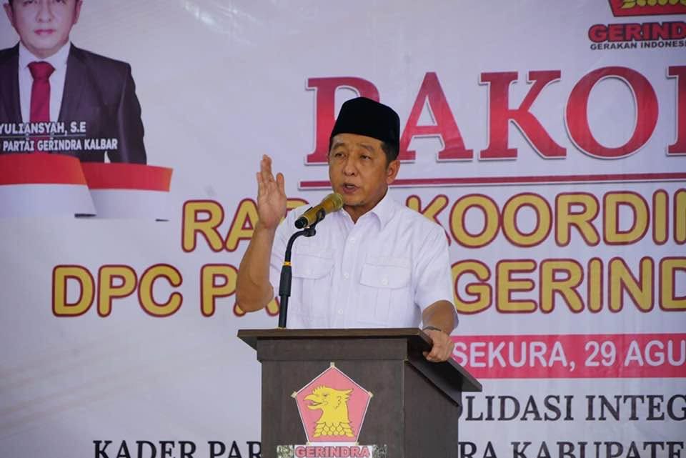 Ria Norsan-Krisantus Unggul di Quick Count Pilkada Kalbar, Ketua DPD Gerindra Kalbar Ucapkan Selamat