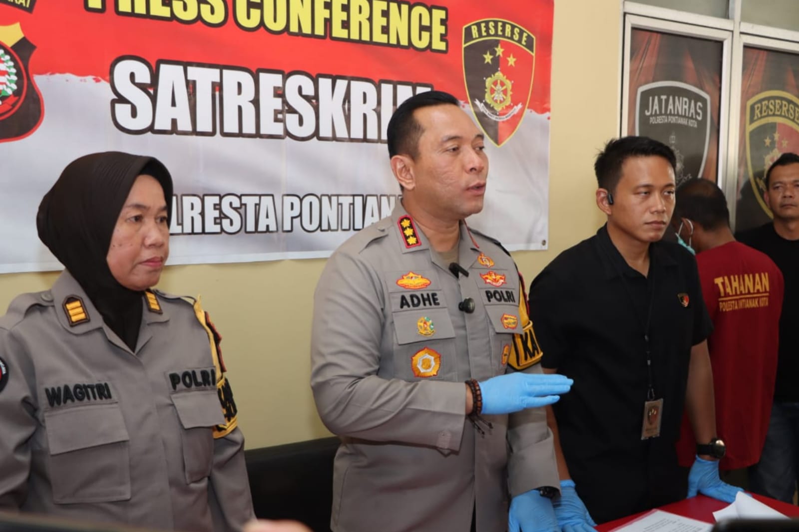 Pembunuh Perempuan di Hotel Pontianak Ditangkap di Kalteng